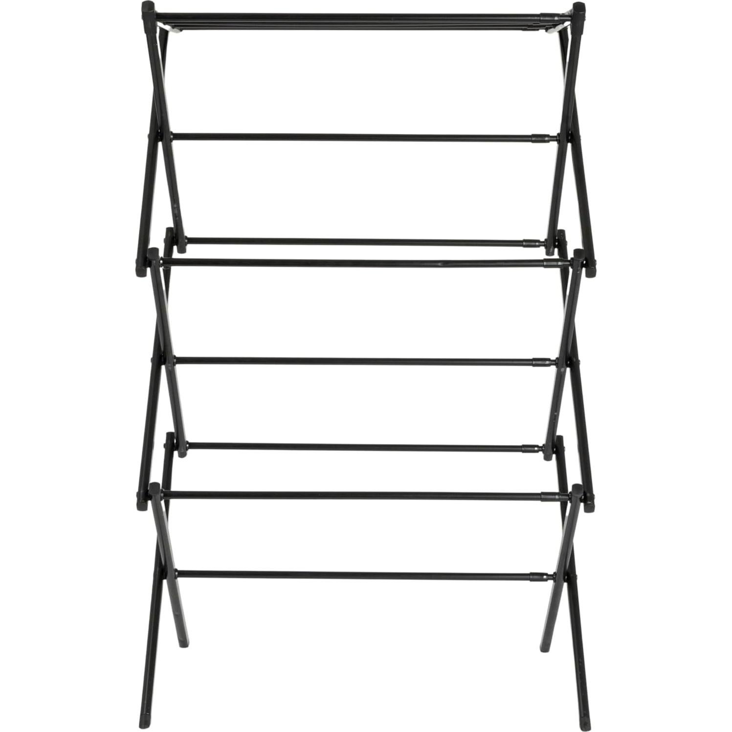 Soporte de Secado Plegable Household Essentials 108 cm Negro