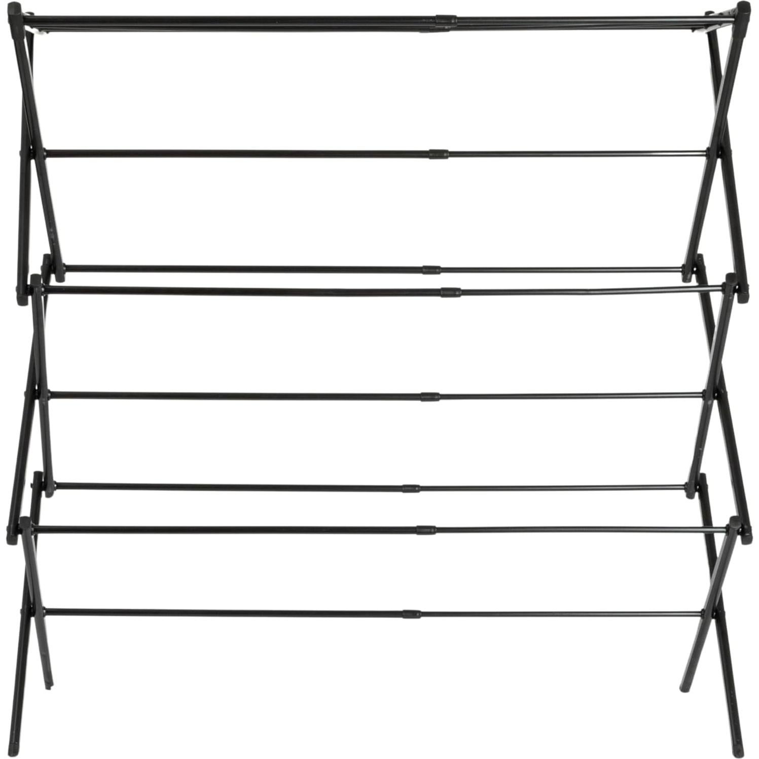 Soporte de Secado Plegable Household Essentials 108 cm Negro