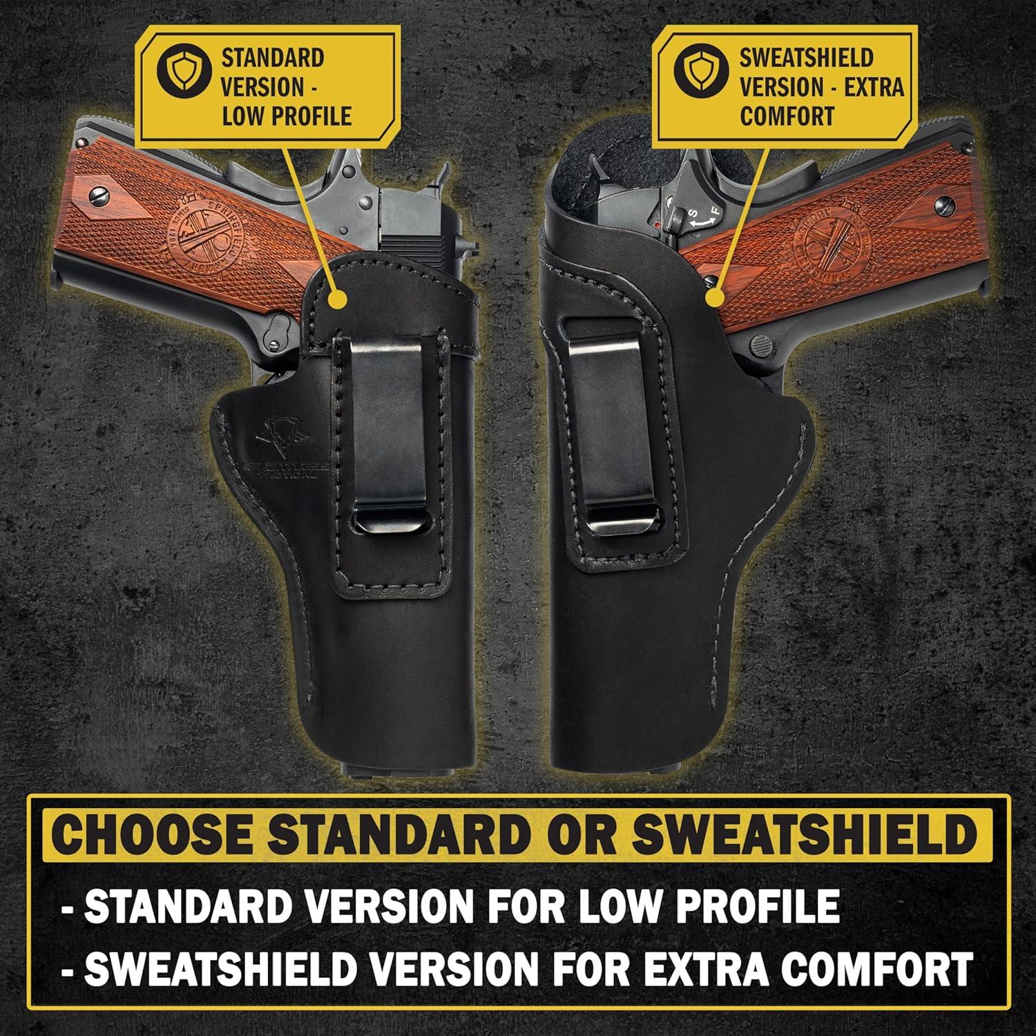 Funda IWB Cuero Relentless Tactical para Pistolas 1911