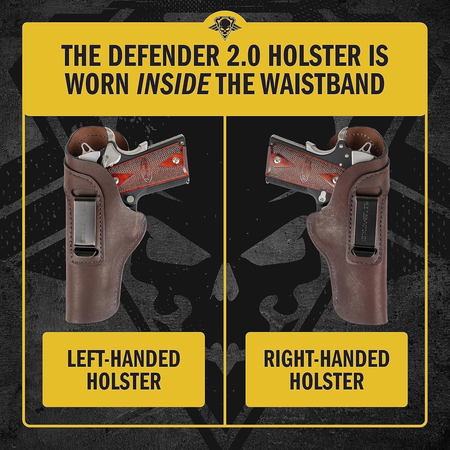 Funda IWB Cuero Relentless Tactical para Pistolas 1911