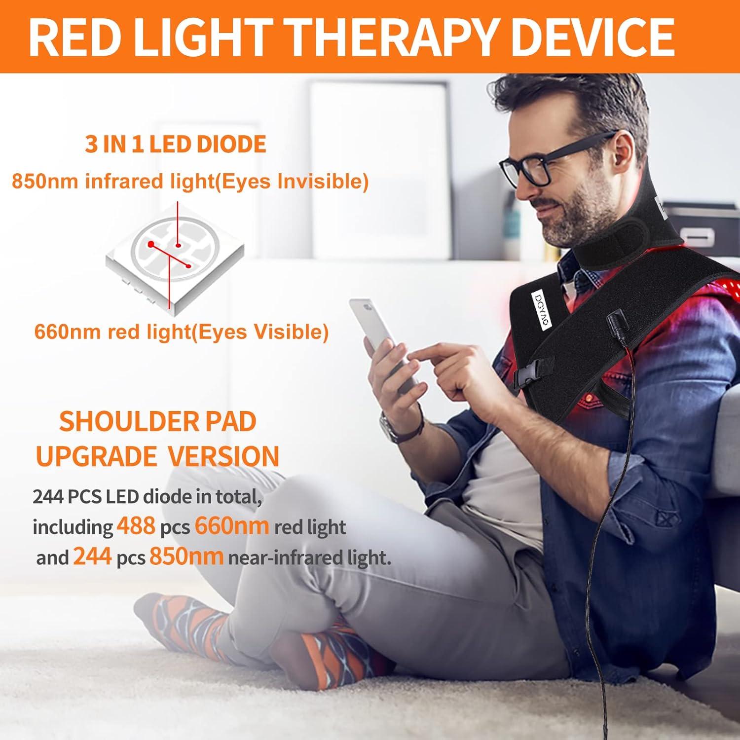 Terapia de Luz Roja TUOB para Hombro y Cuello 850nm
