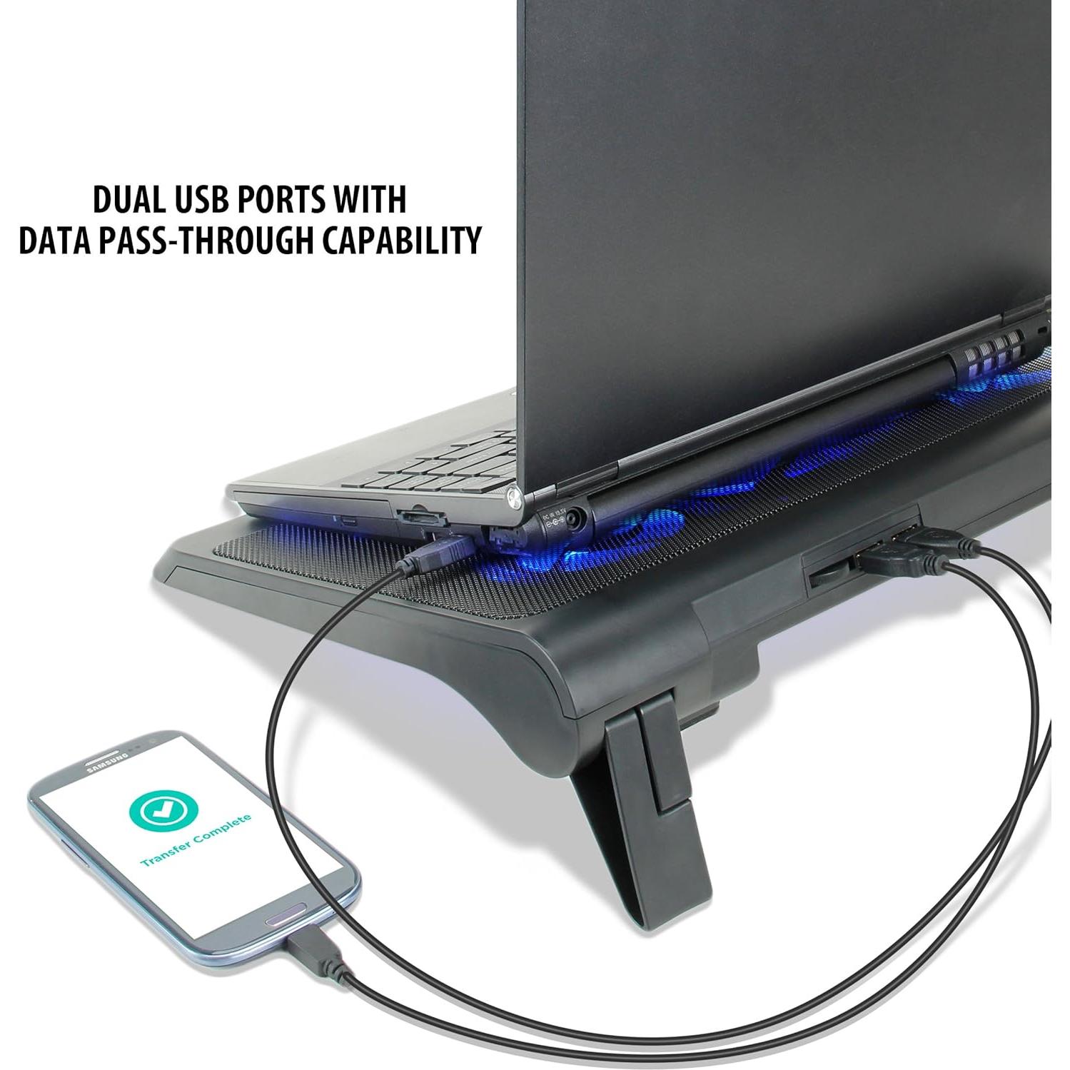 Soporte de Enfriamiento para Laptop ENHANCE GX-C1 17" Ajustable