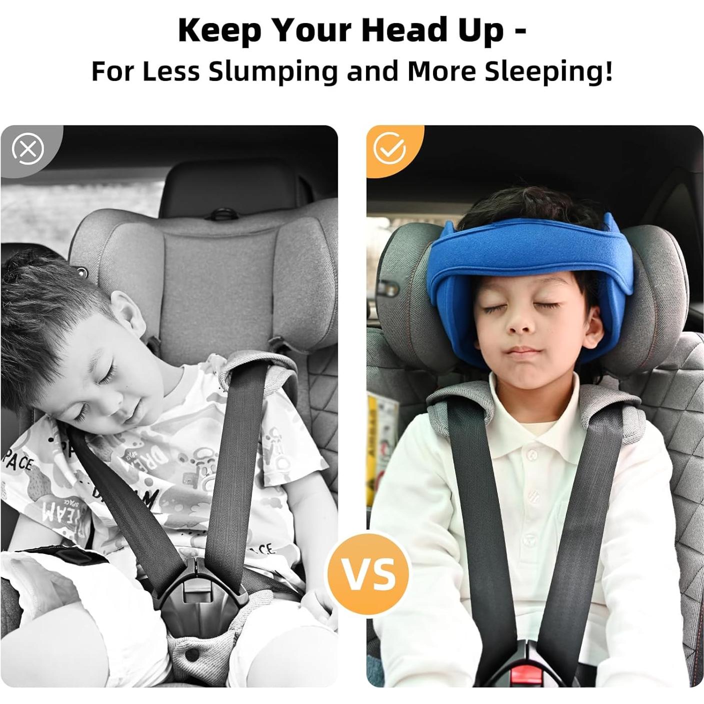 Banda de Soporte para Cabeza de Coche StoHua Azul Ajustable