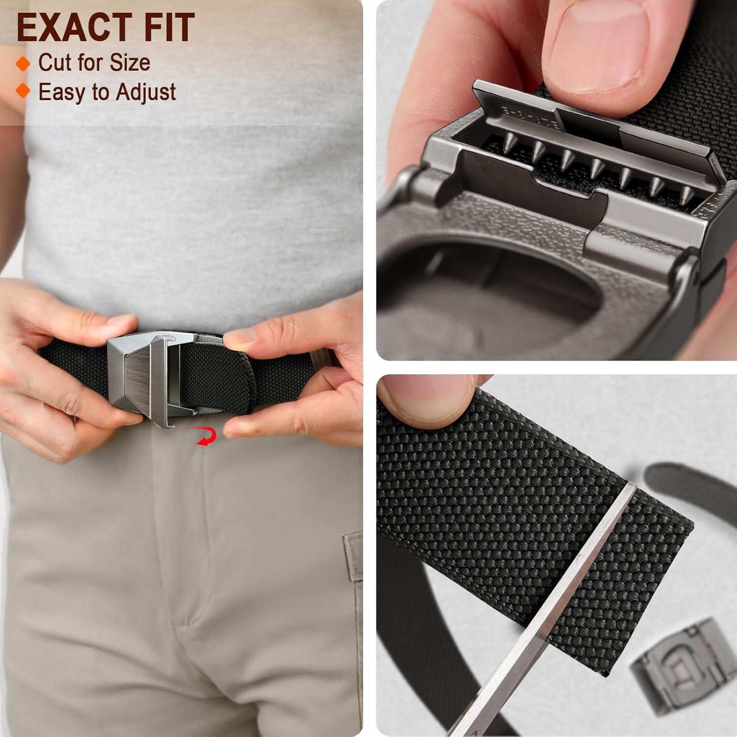 Cinturón Stretch KEMISANT para hombres - Ajustable y duradero