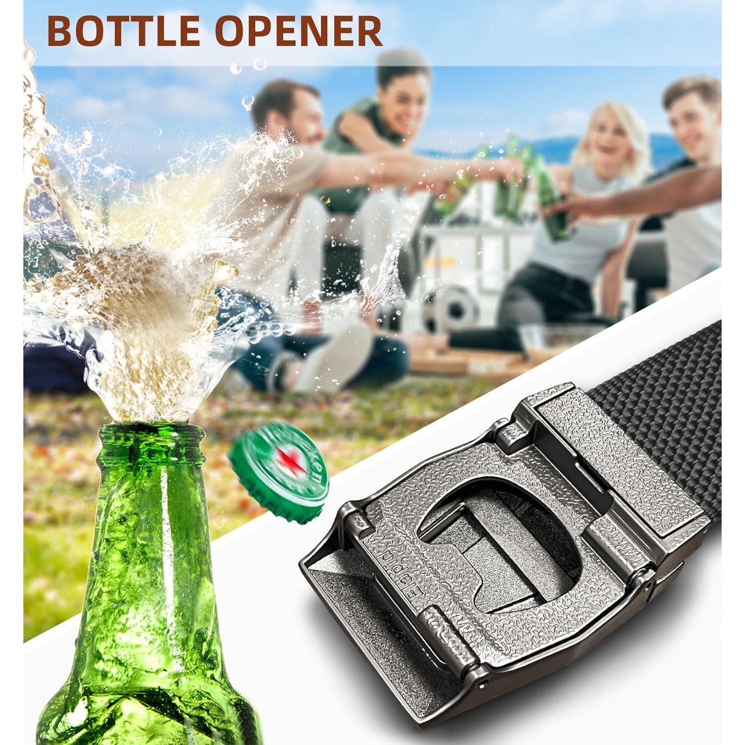 Cinturón Stretch KEMISANT para hombres - Ajustable y duradero