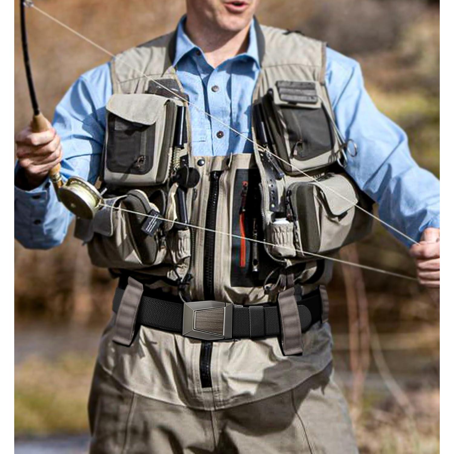 Cinturón Stretch KEMISANT para hombres - Ajustable y duradero