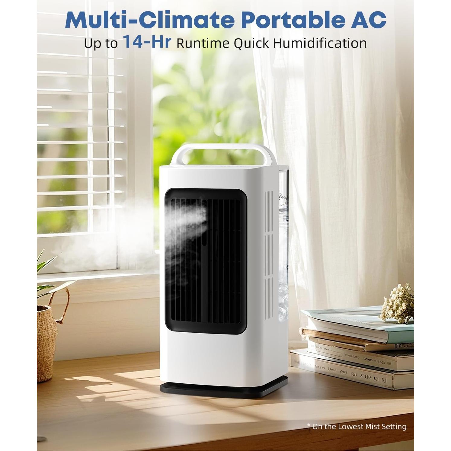 Acondicionador de Aire Portátil XAMATTS F01 1700ml Control Remoto