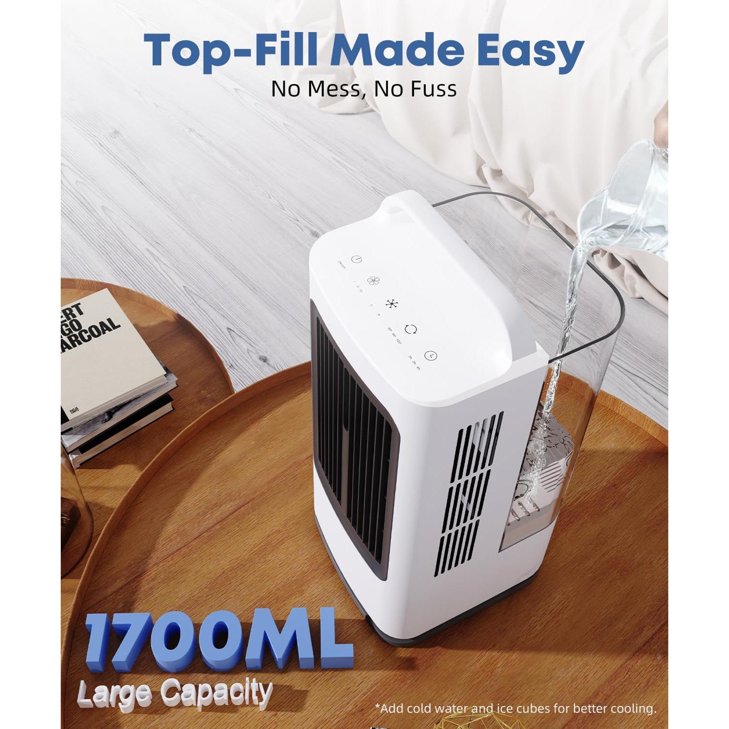 Acondicionador de Aire Portátil XAMATTS F01 1700ml Control Remoto