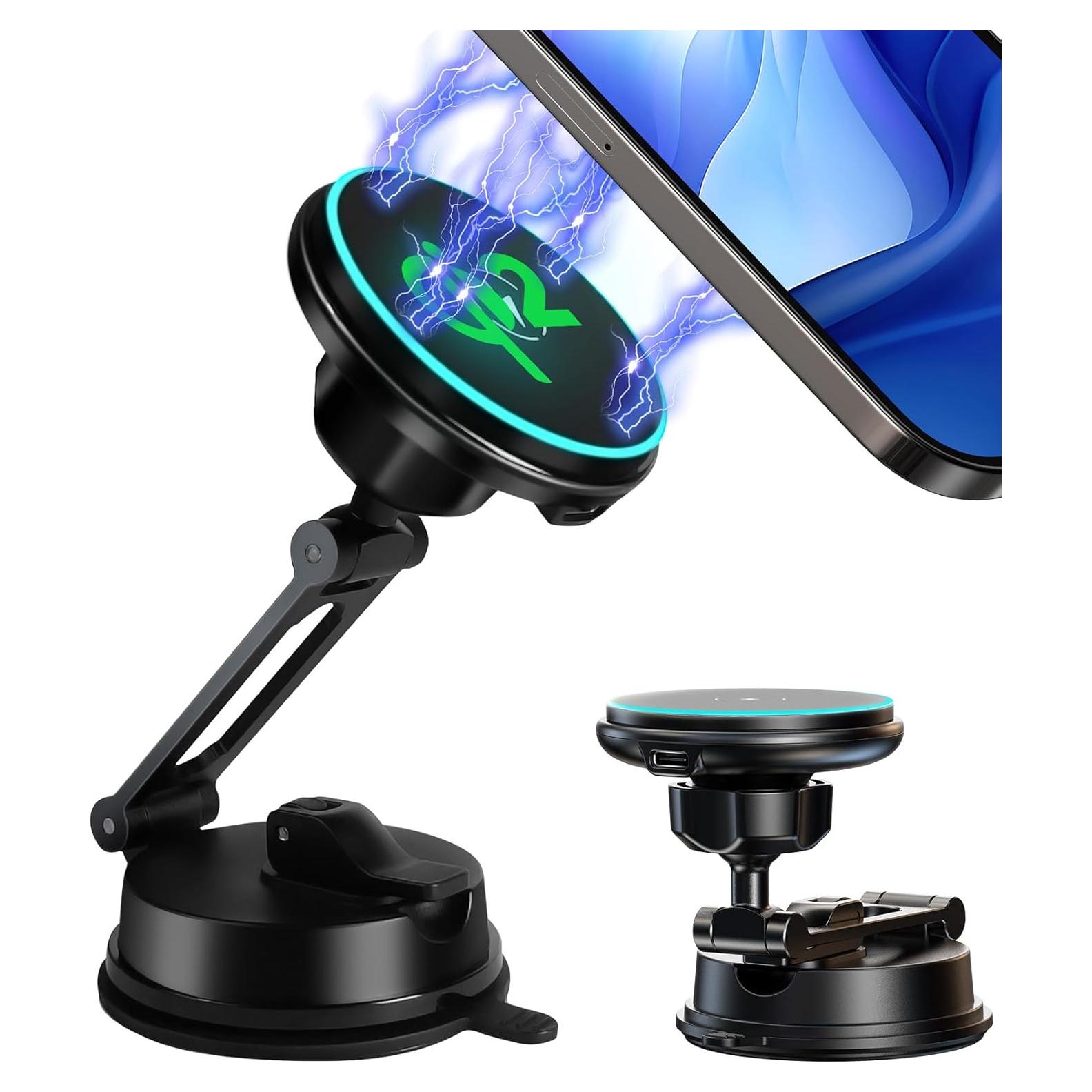 Soporte de Carga Inalámbrica AREDAN Qi2 para iPhone 15/16/17