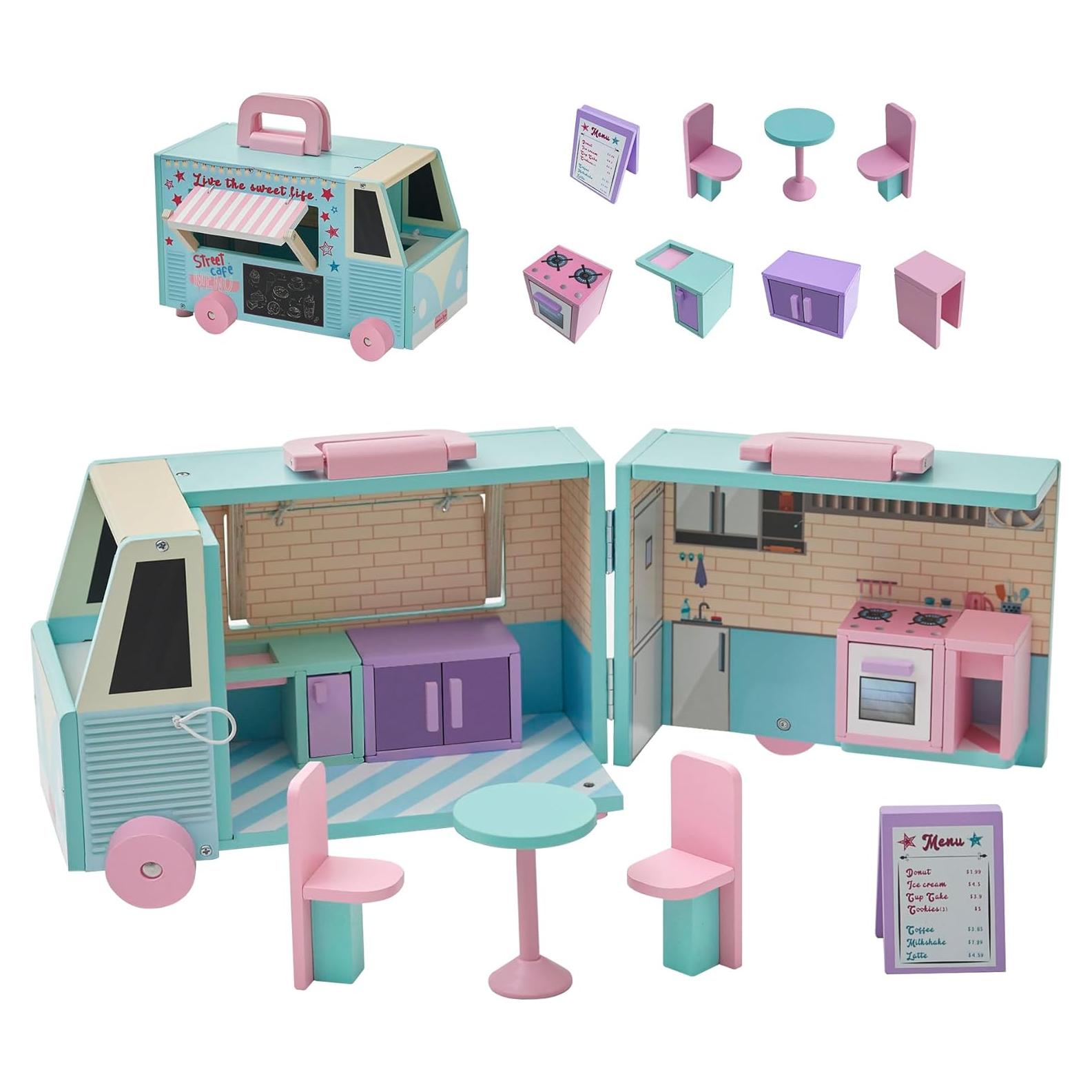 Camión de Comida Mundo Pequeño de Olivia + 8 Accesorios