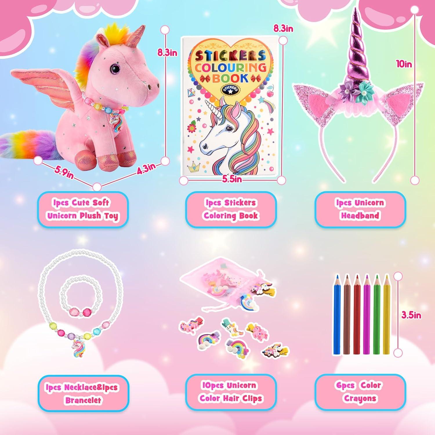 Juego de Regalo Unicornio 21 en 1 Toyze para Niñas 3-8 Años