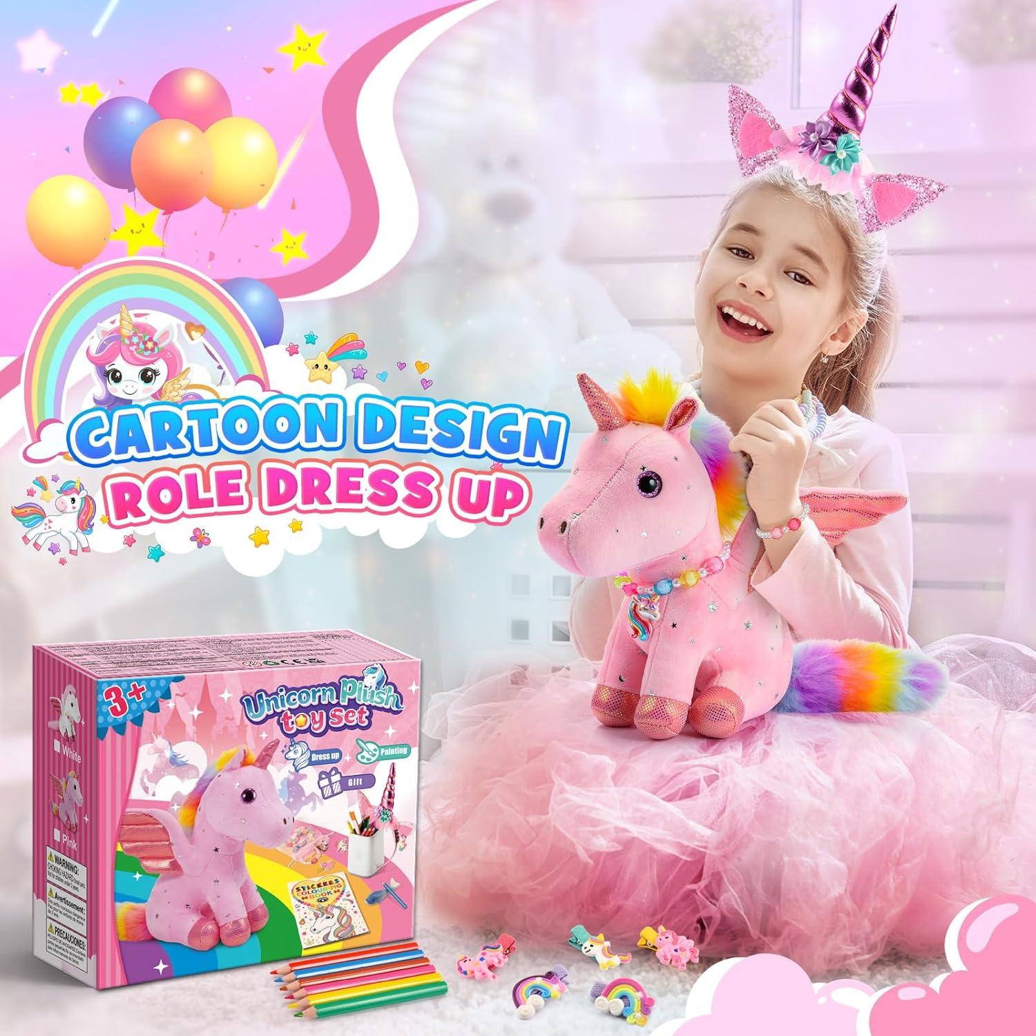 Juego de Regalo Unicornio 21 en 1 Toyze para Niñas 3-8 Años