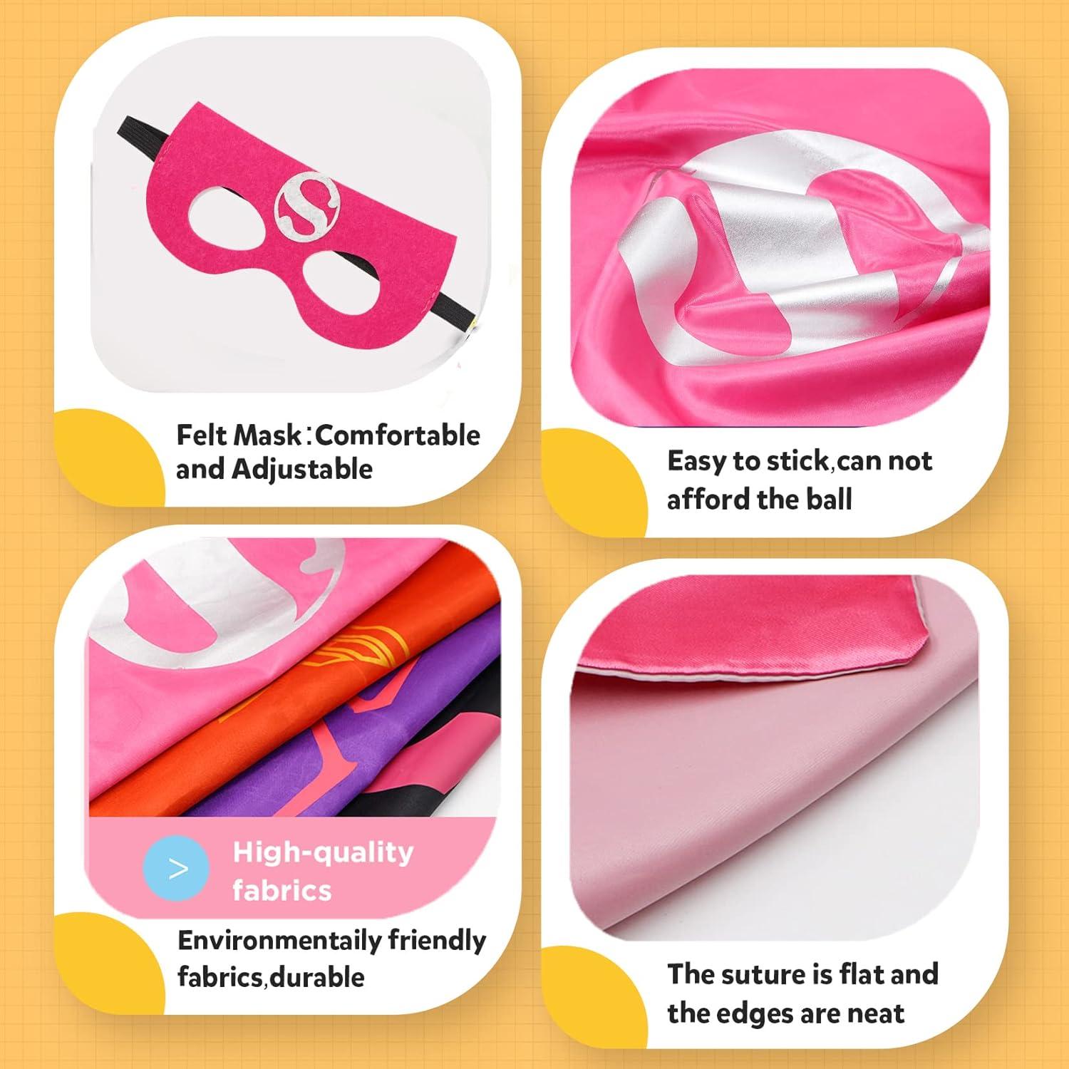 Conjunto de 4 capas de superhéroe para niños - Disfraces Halloween