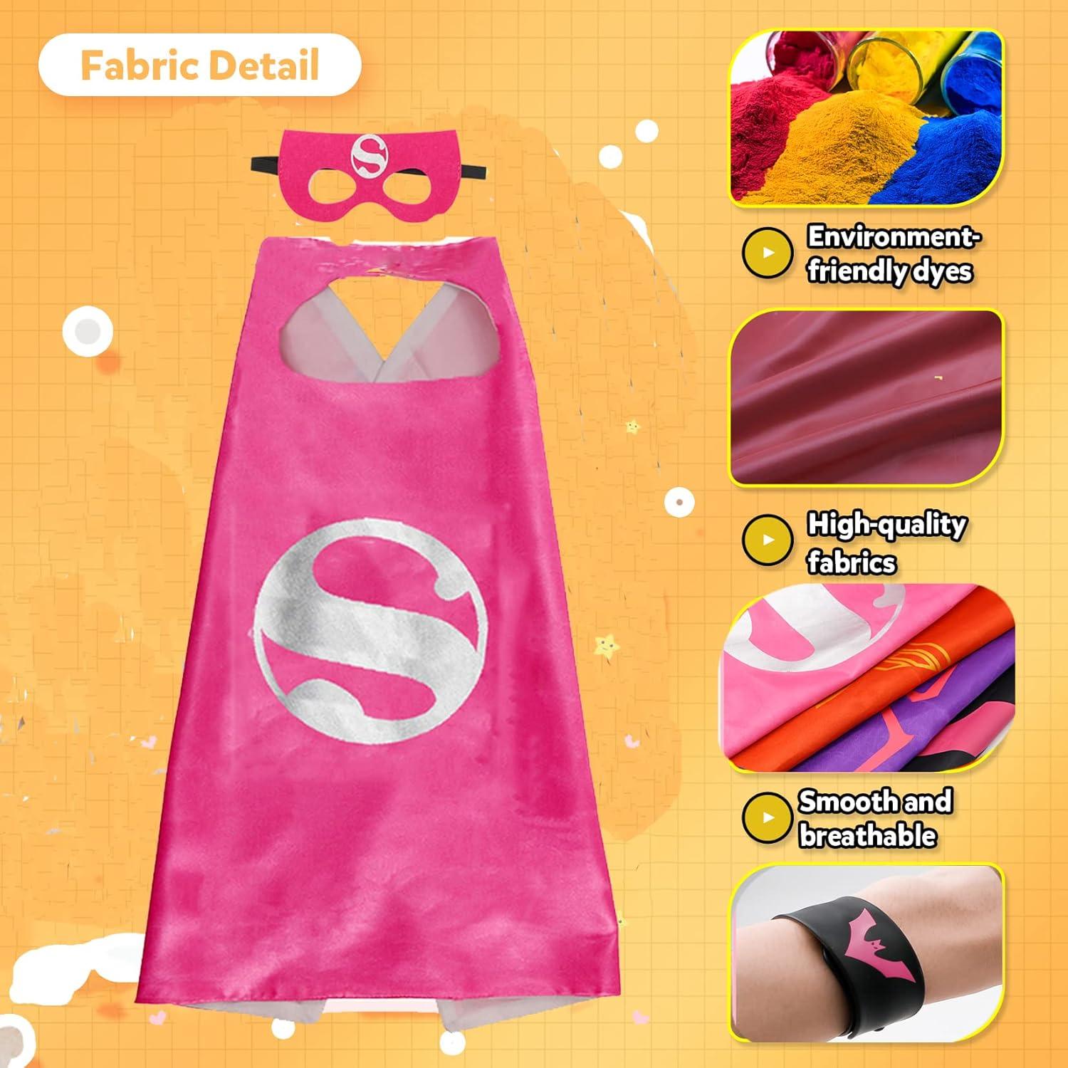 Conjunto de 4 capas de superhéroe para niños - Disfraces Halloween