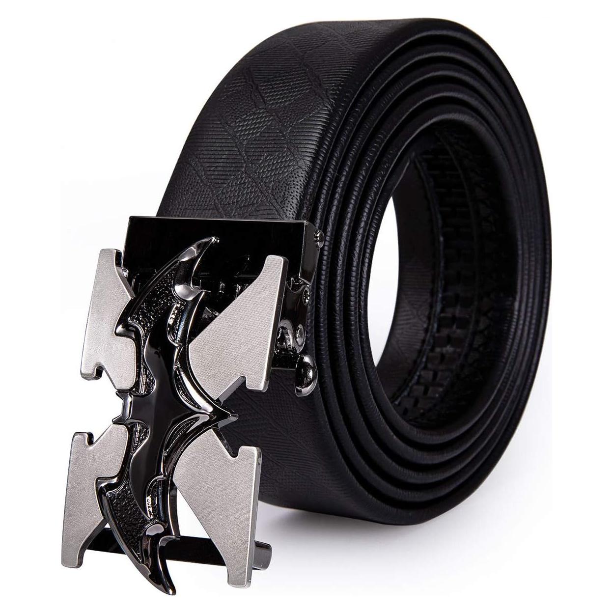 Cinturón Ratchet Dubulle para Hombres Cuero Ajustable 110-130 cm