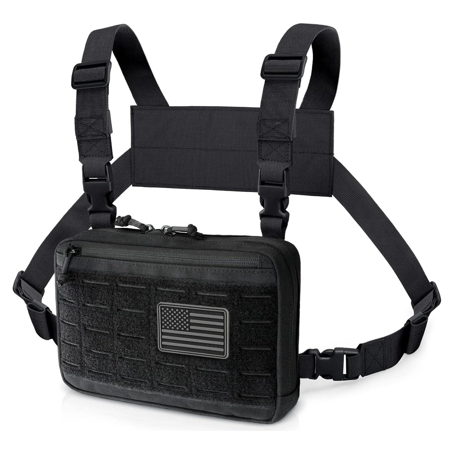 Bolsa de Pecho Táctica WYNEX Nylon 1000D Ajustable