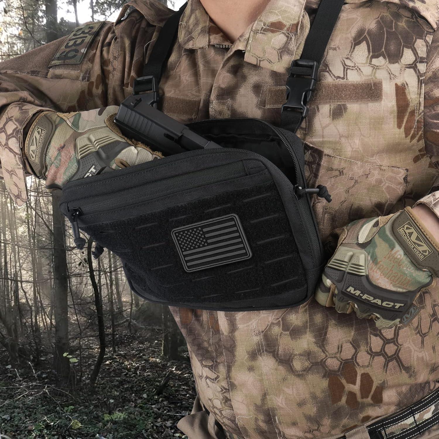 Bolsa de Pecho Táctica WYNEX Nylon 1000D Ajustable