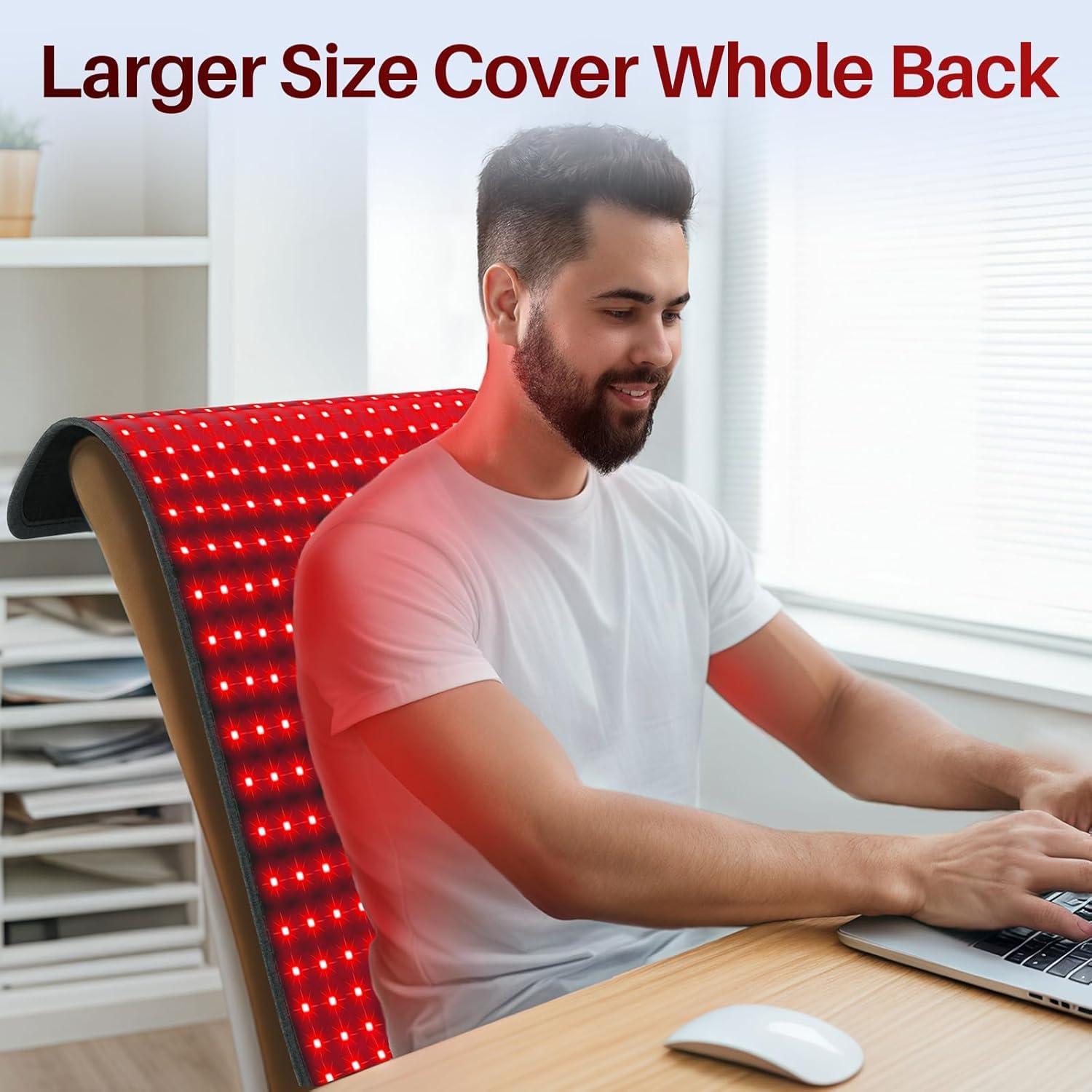 Almohadilla Terapia Luz Roja Comfytemp XL 60x43cm 320 LEDs