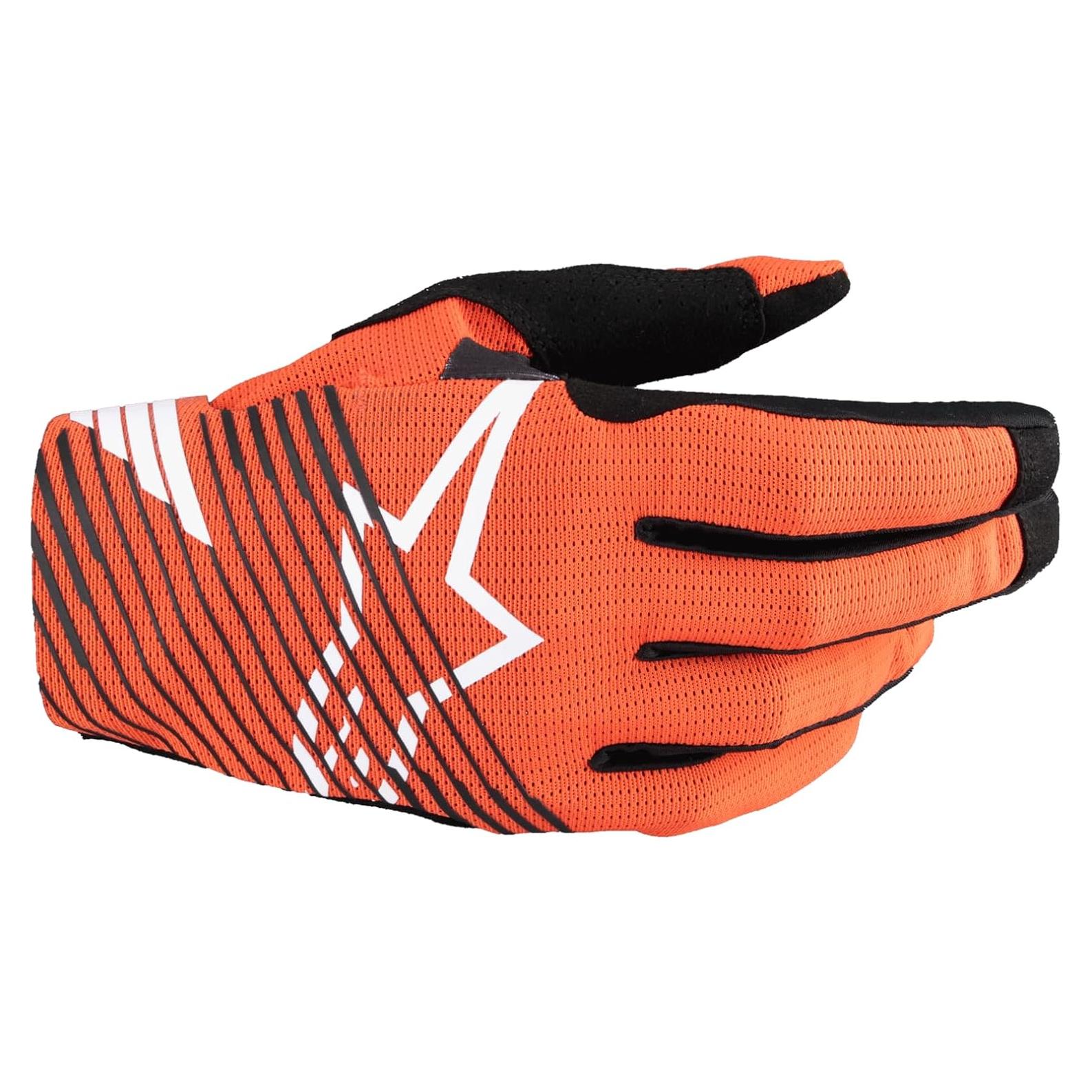 Guantes Alpinestars Radar Pro MX Naranja Brillante Pequeño