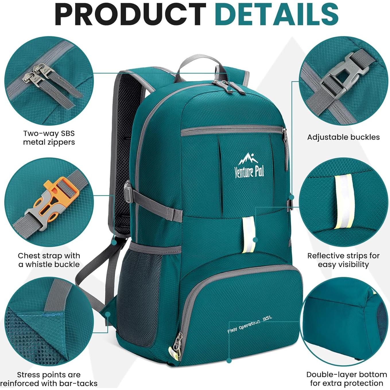 Mochila de Viaje Plegable Venture Pal 35L Verde Militar