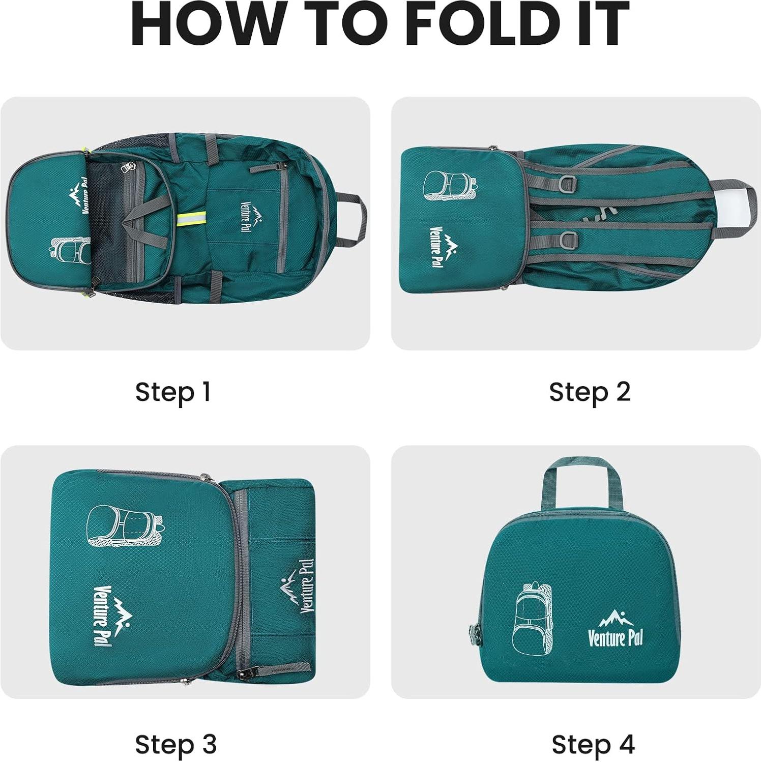 Mochila de Viaje Plegable Venture Pal 35L Verde Militar