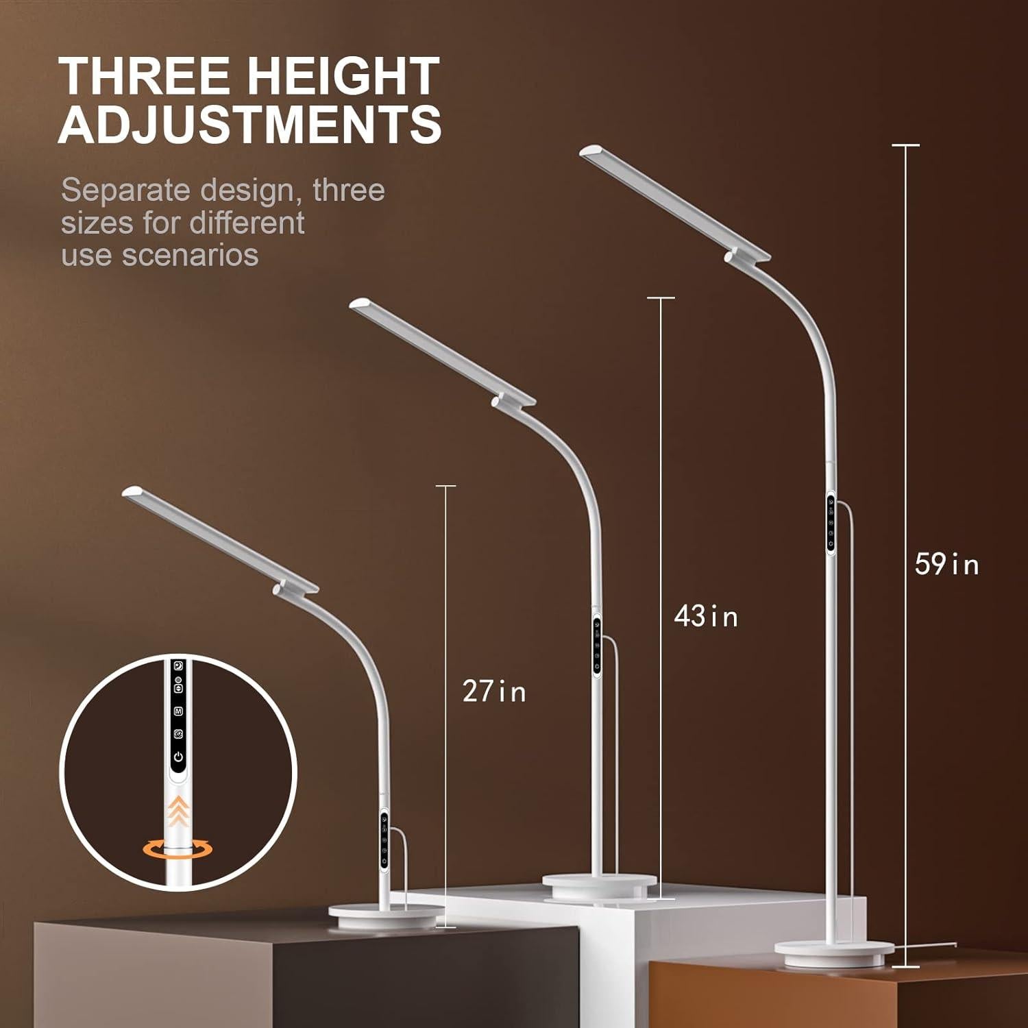 Lámpara de Terapia de Luz SIYUAN 10000 Lux con Control Remoto