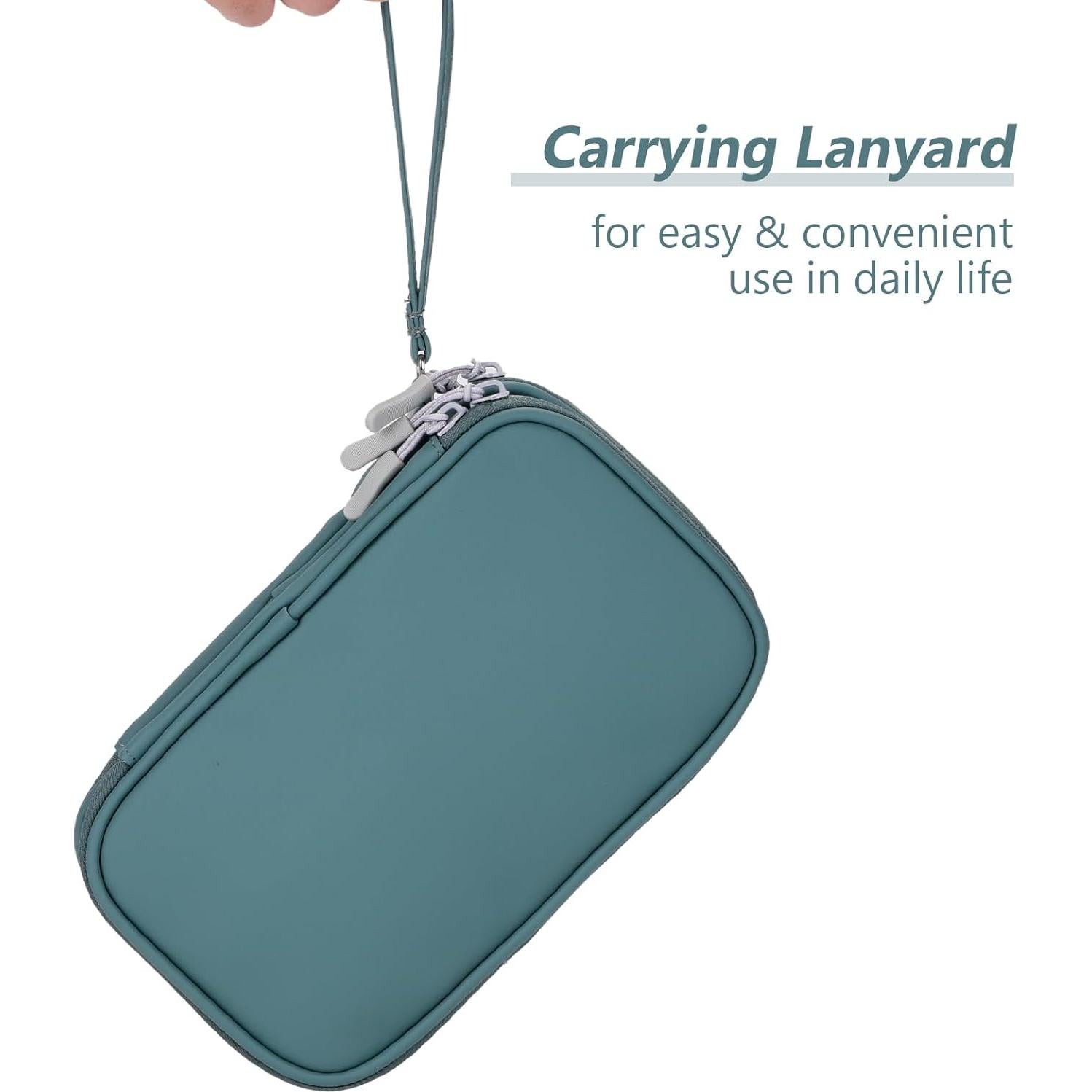 Organizador de Viaje Electrónico Bevegekos Mediano Azul Teal