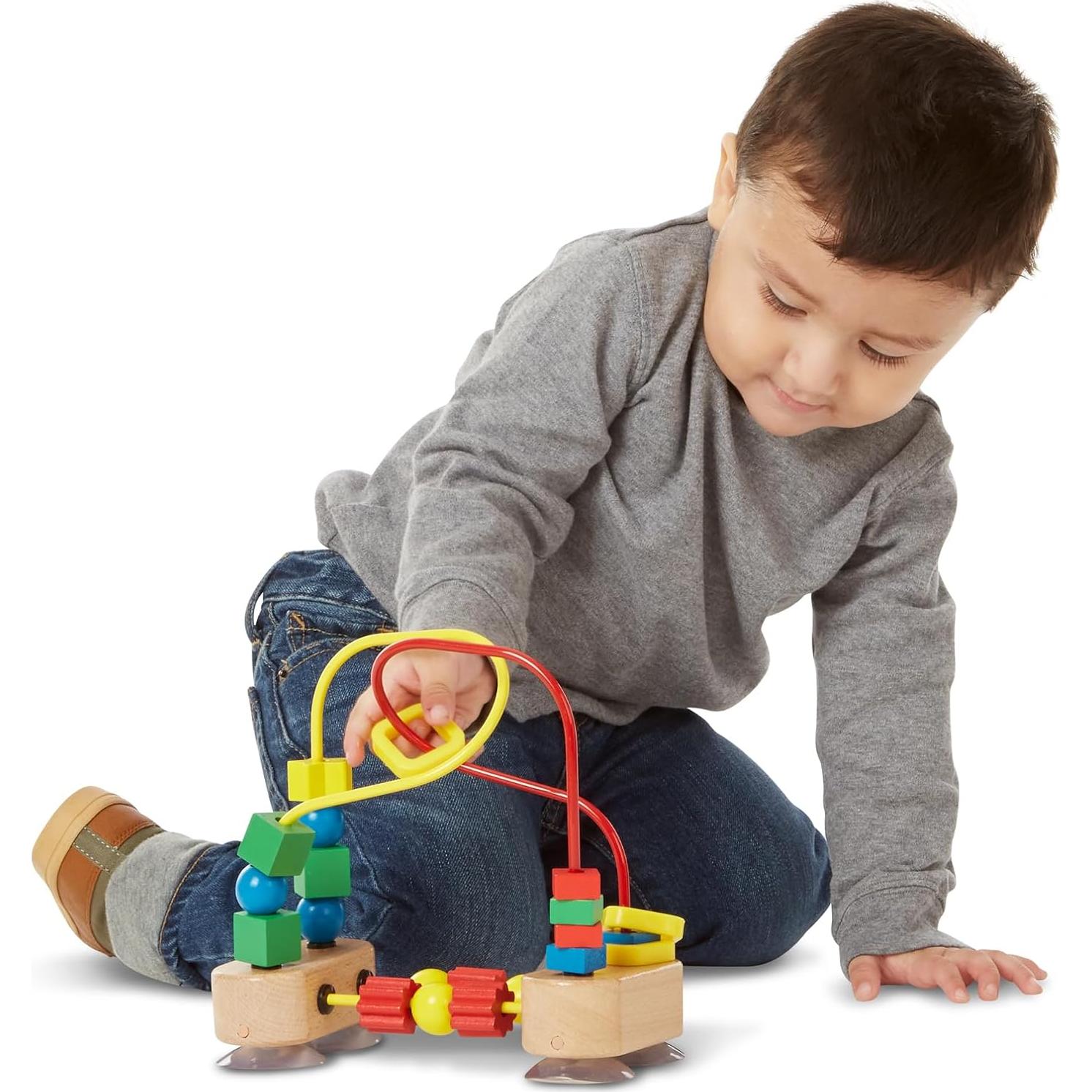 Laberinto de Cuentas Melissa & Doug - Juguete Educativo de Madera