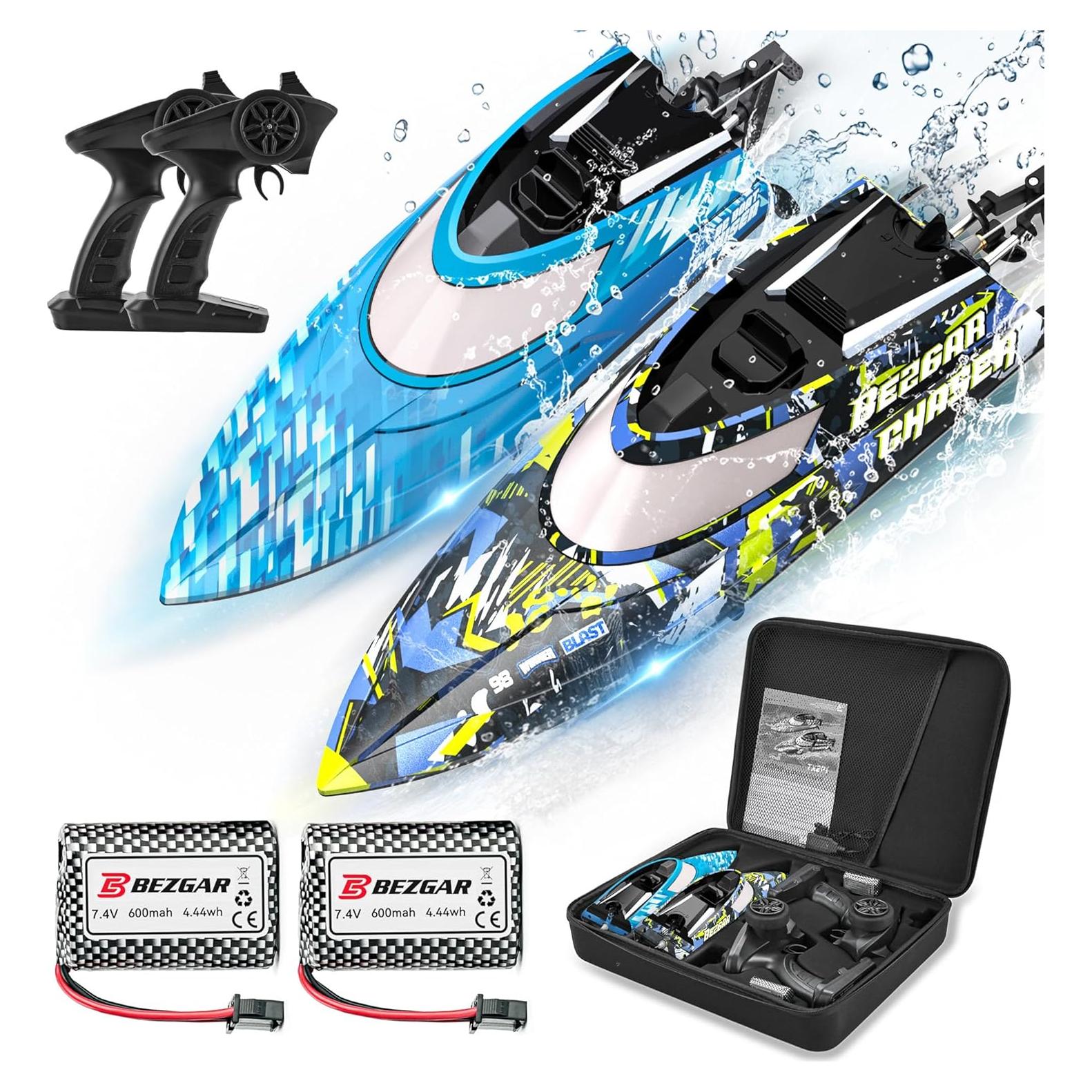 Barco RC Bezgar TX2P1 30 cm 30 KPH con Maletín Portátil