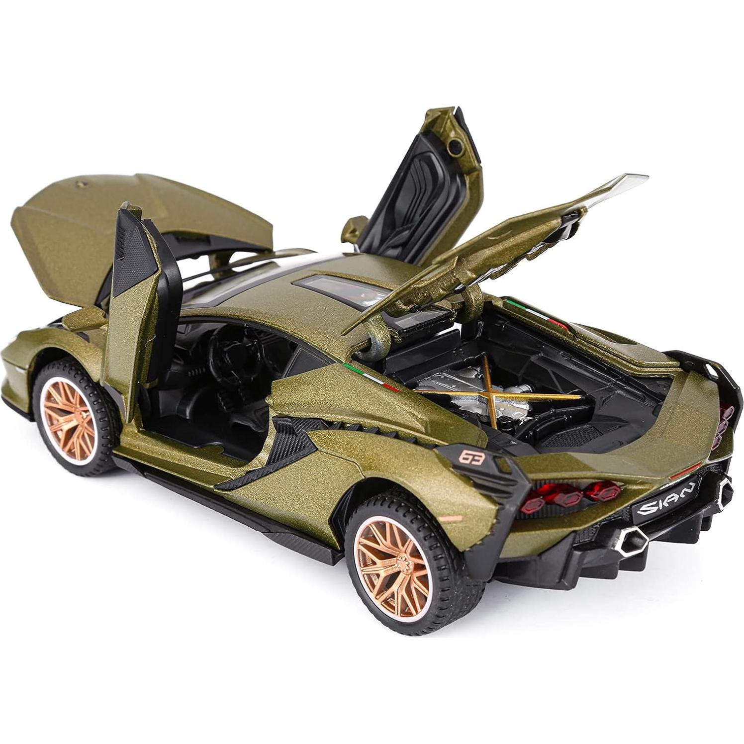 Coche de Juguete Metal Fundido Sasbsc Sian FKP37 Verde Militar