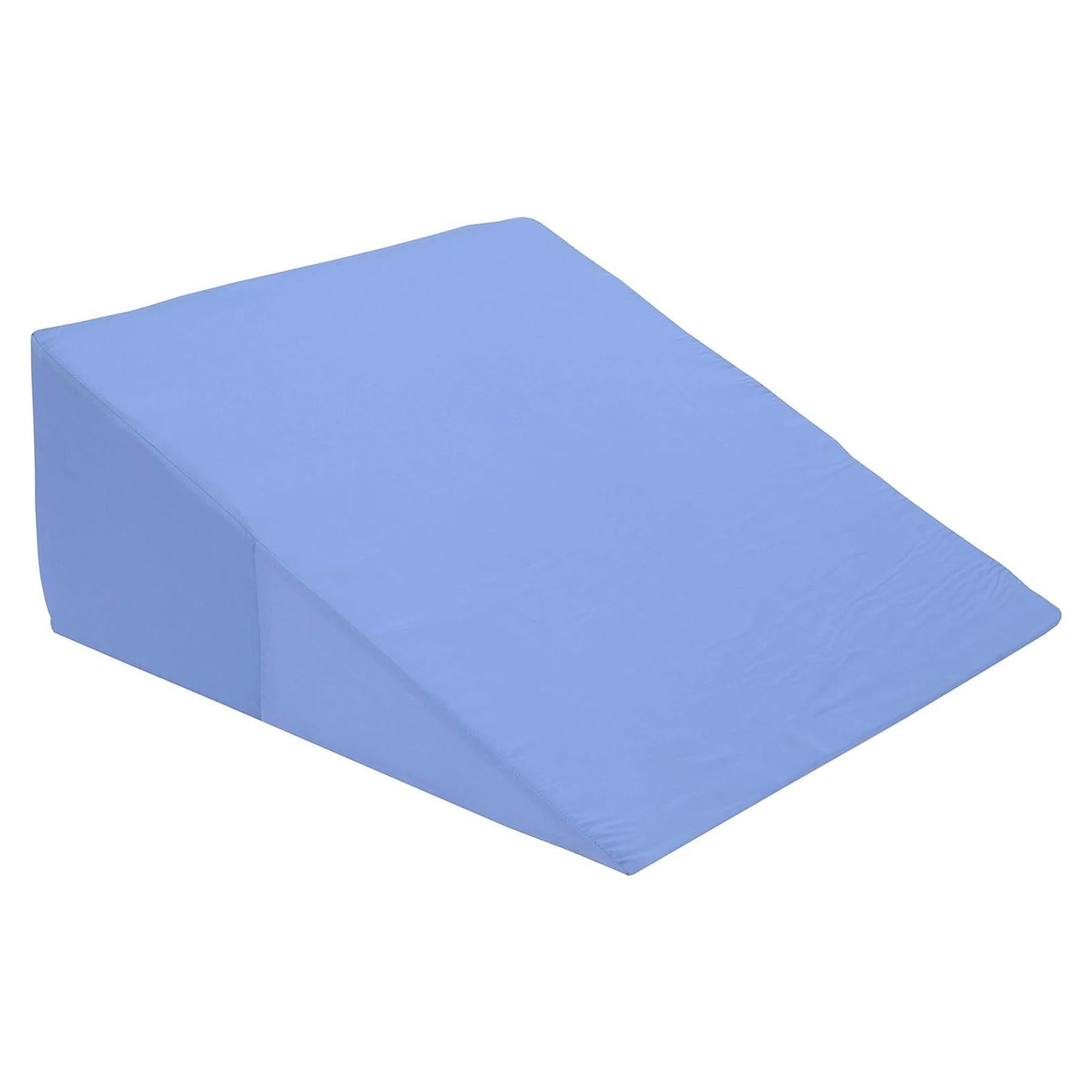 Almohada en cuña de espuma Essential Medical 19.05 cm azul