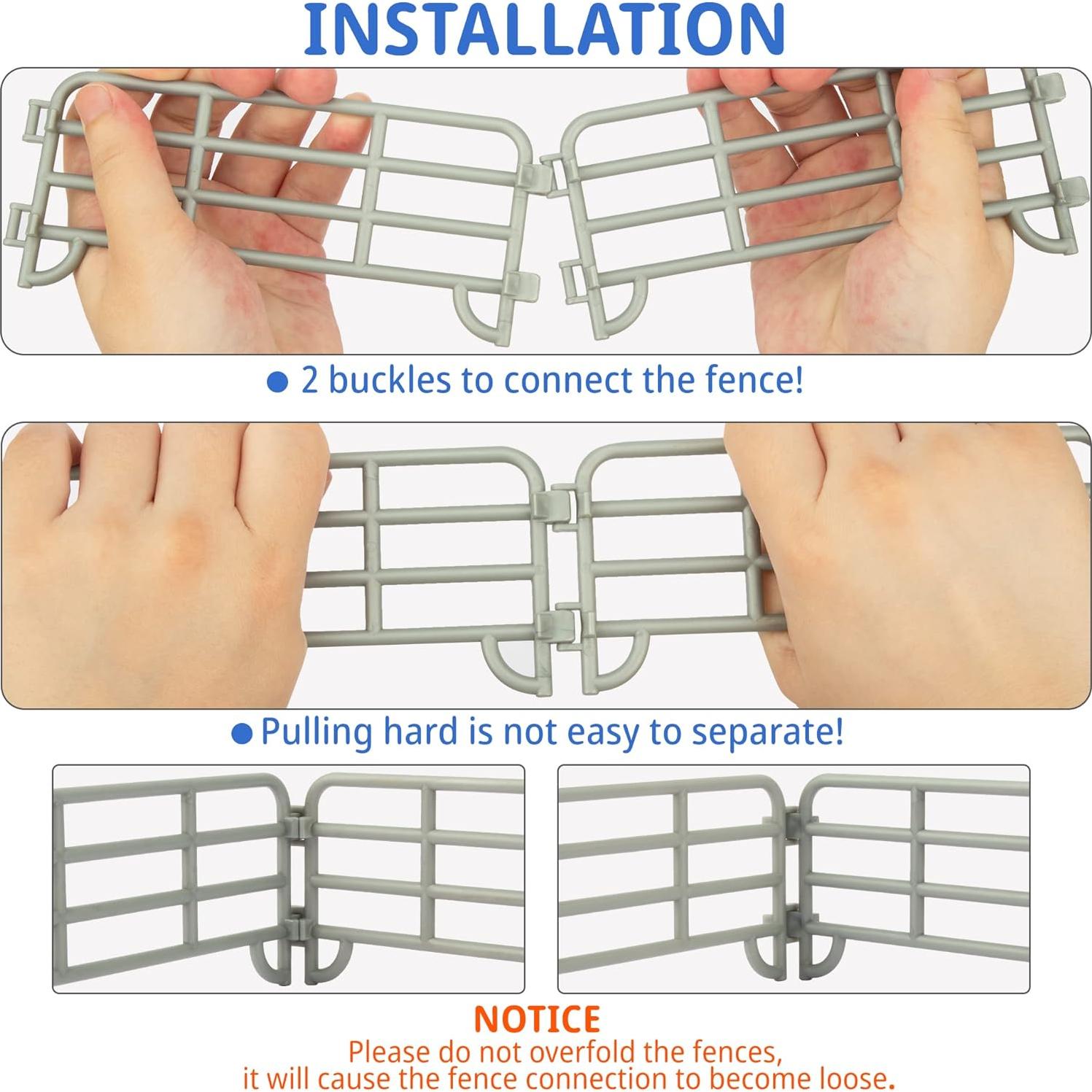 Set de Cercas de Corral TOYMANY 20 Piezas para Niños