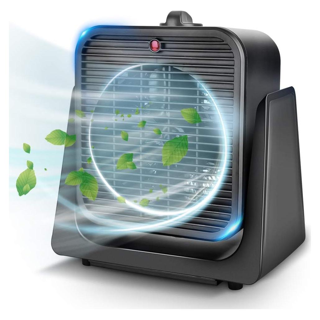 Ventilador y Calefactor 2 en 1 TRUSTECH SFH-181TP, Negro
