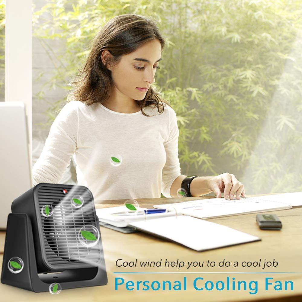 Ventilador y Calefactor 2 en 1 TRUSTECH SFH-181TP, Negro