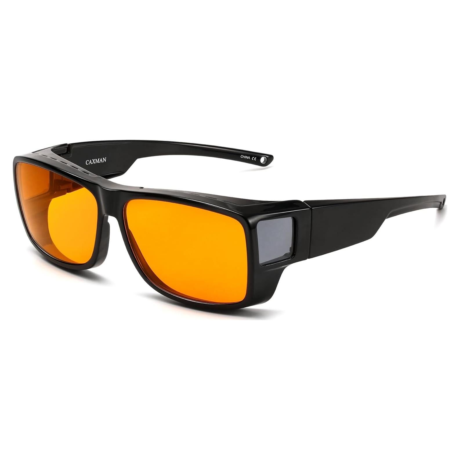 Gafas CAXMAN 99.9% Luz Azul Tinte Naranja para Dormir