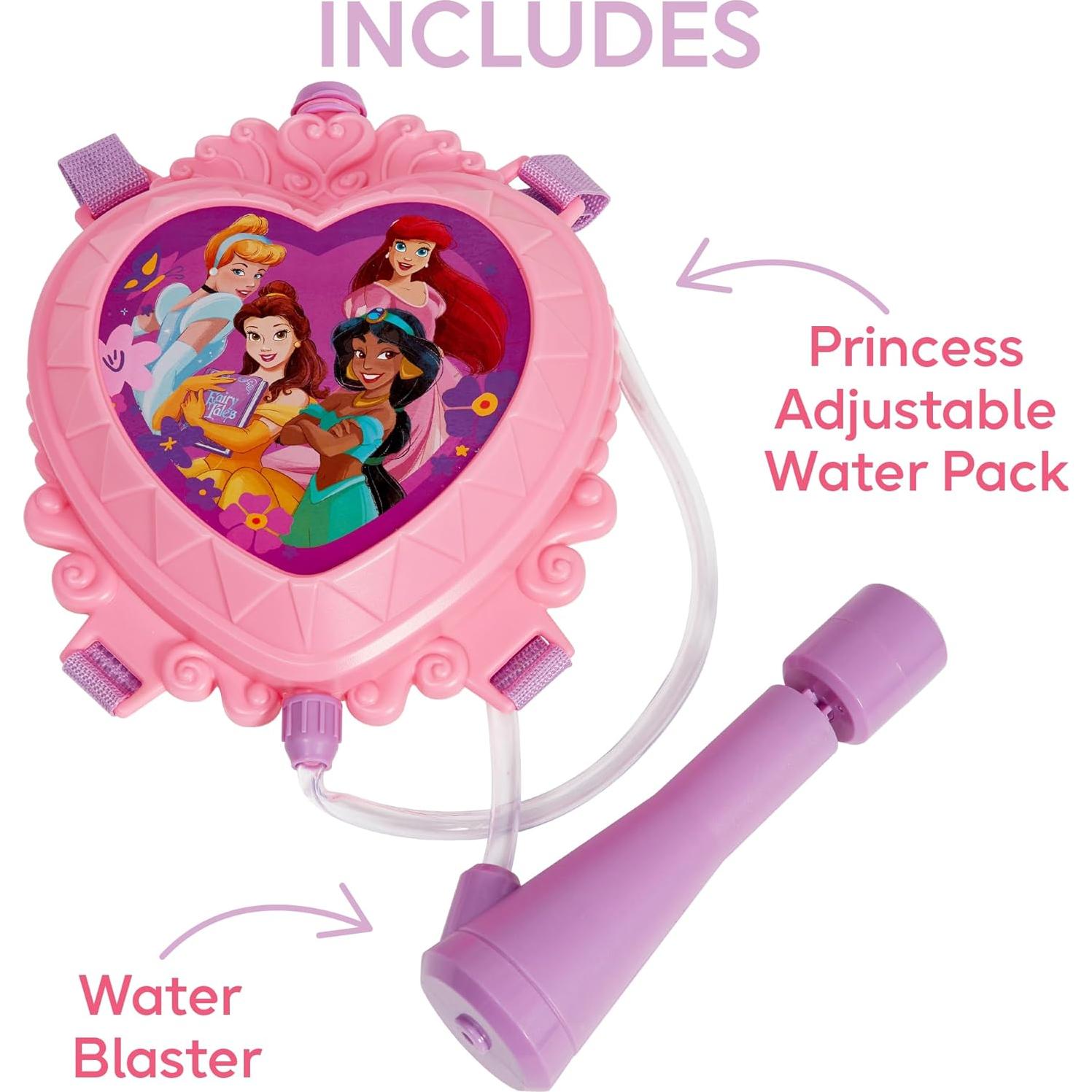 Mochila de Agua Princesa Disney 1L Lanzador para Niños
