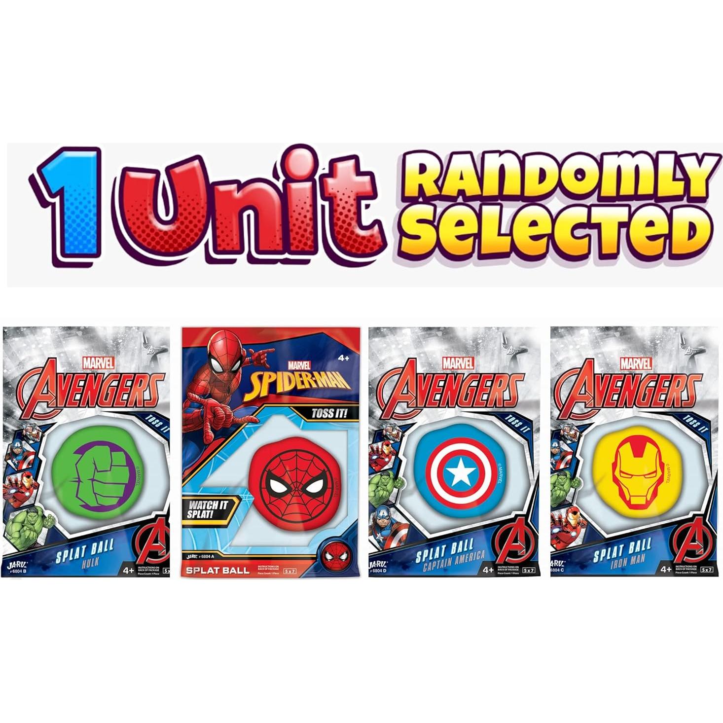 Pelota Antiestrés Splat Avengers JA-RU - 1 Unidad Variada