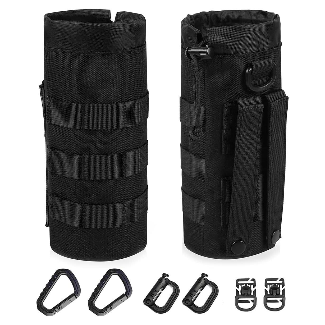 Soporte Táctico para Botella de Agua ANJINU Molle Negro