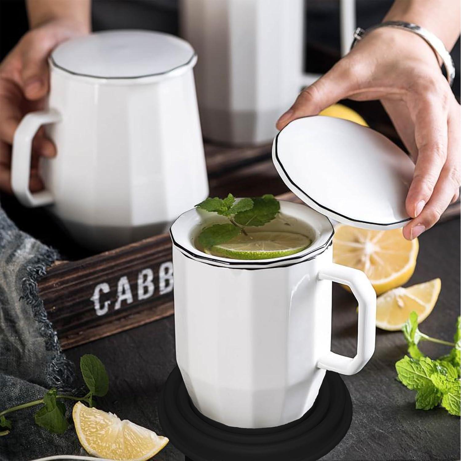 Organizador apilable de tazas YUHUANGS - 3 Pcs Negro