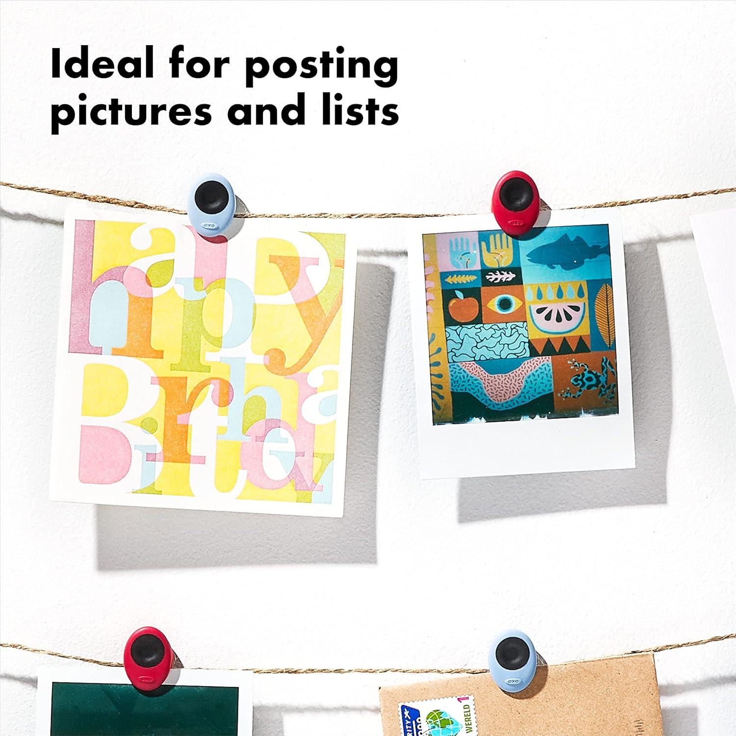 OXO Good Grips Collection Bag Clip, 8 Piece Mini Set, Red/Orange/Green/Blue