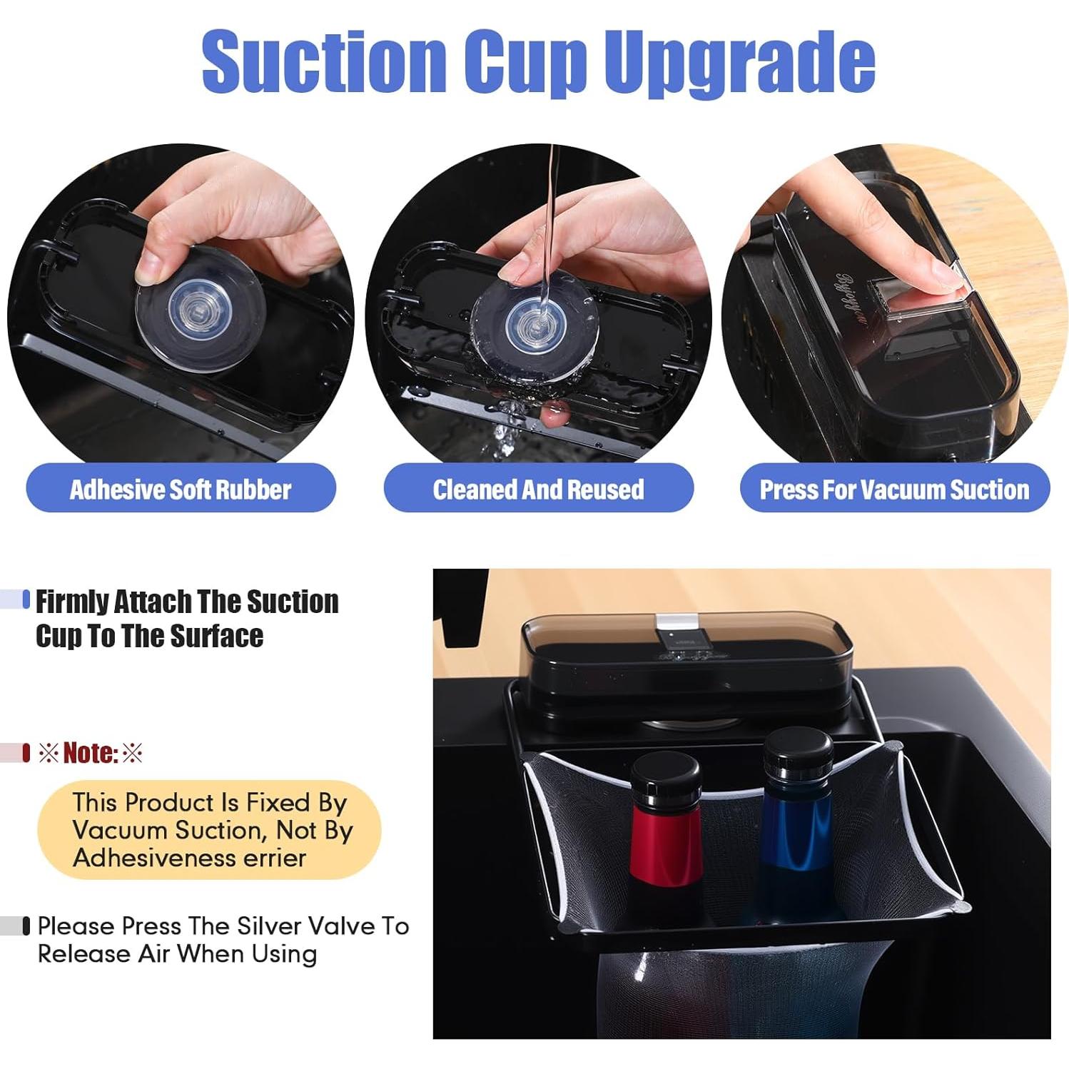 Filtro de Fregadero Plegable Honeydak con Ventosa y 100 Bolsas