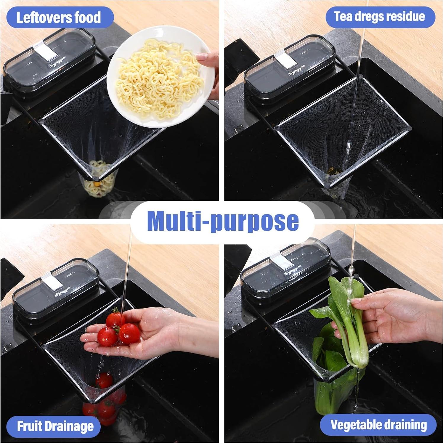 Filtro de Fregadero Plegable Honeydak con Ventosa y 100 Bolsas