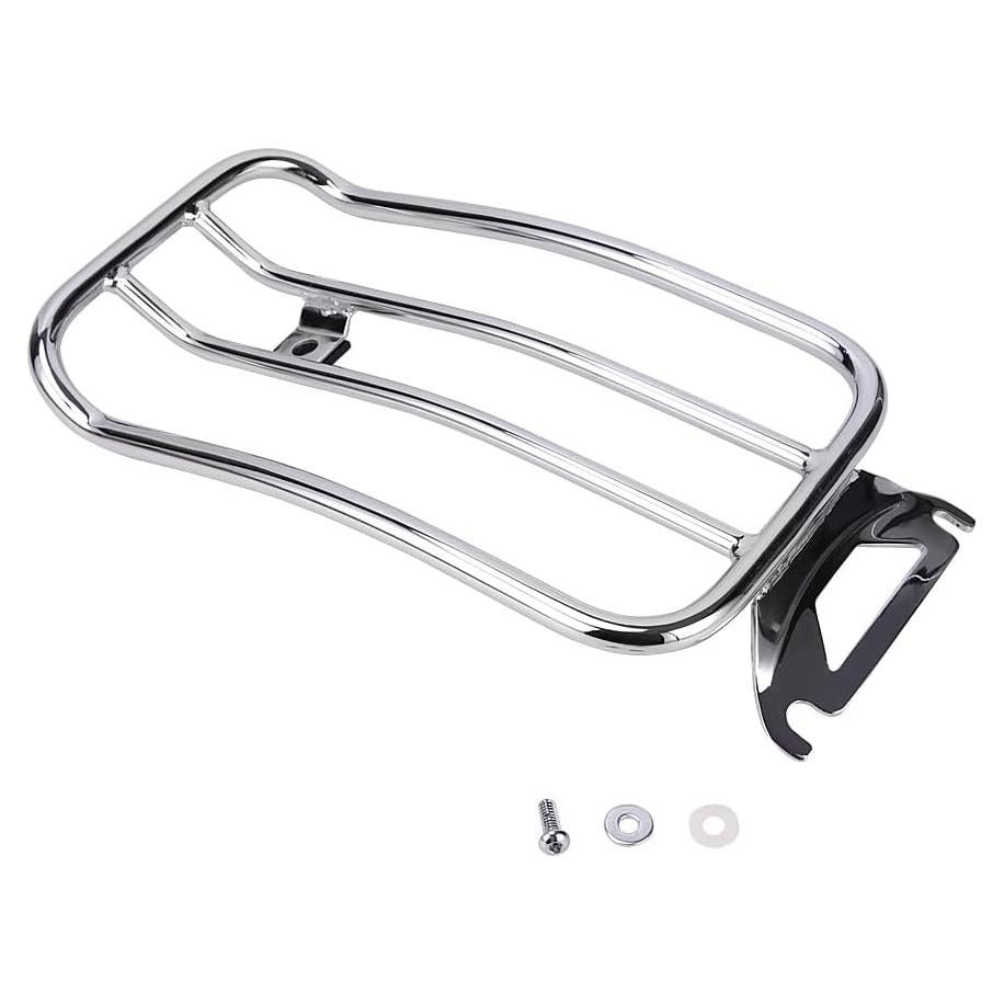 Solo Seat Luggage Rack for Harley - Compatible with 1997-2015 Touring FLH/T FLHT Electra Glide, FLTR Road Glide