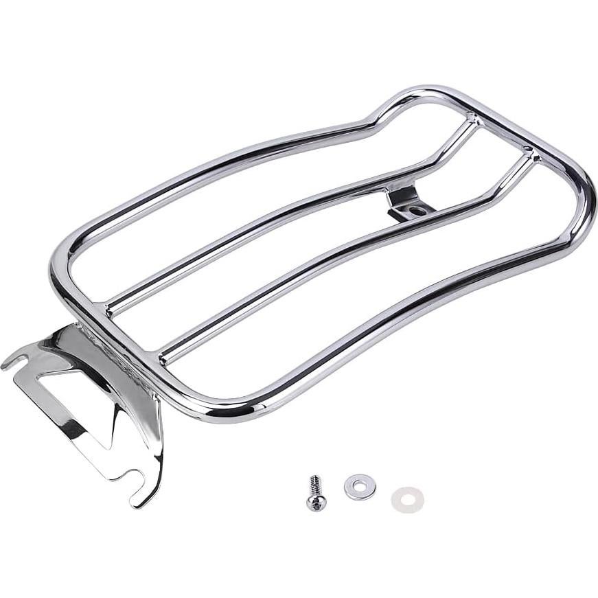 Solo Seat Luggage Rack for Harley - Compatible with 1997-2015 Touring FLH/T FLHT Electra Glide, FLTR Road Glide