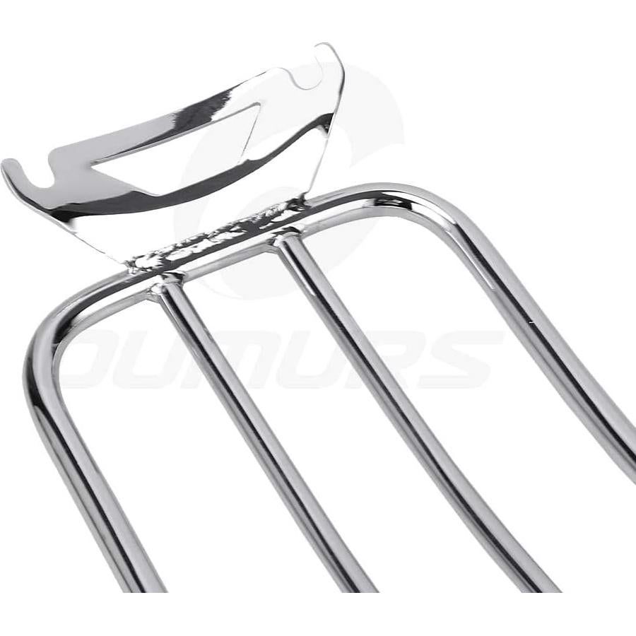 Solo Seat Luggage Rack for Harley - Compatible with 1997-2015 Touring FLH/T FLHT Electra Glide, FLTR Road Glide