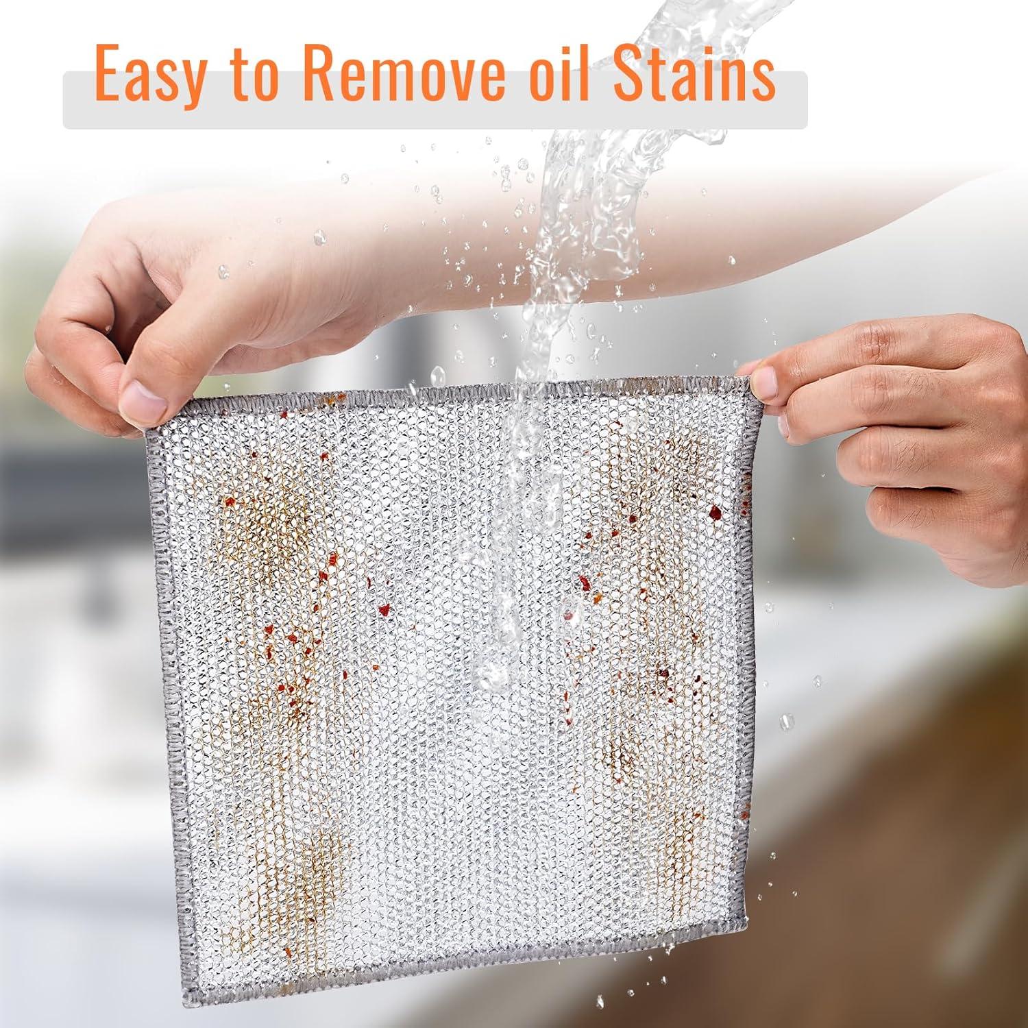 6 Paños de Cocina Dazhuocs de Alambre Multifuncionales 19.81cm