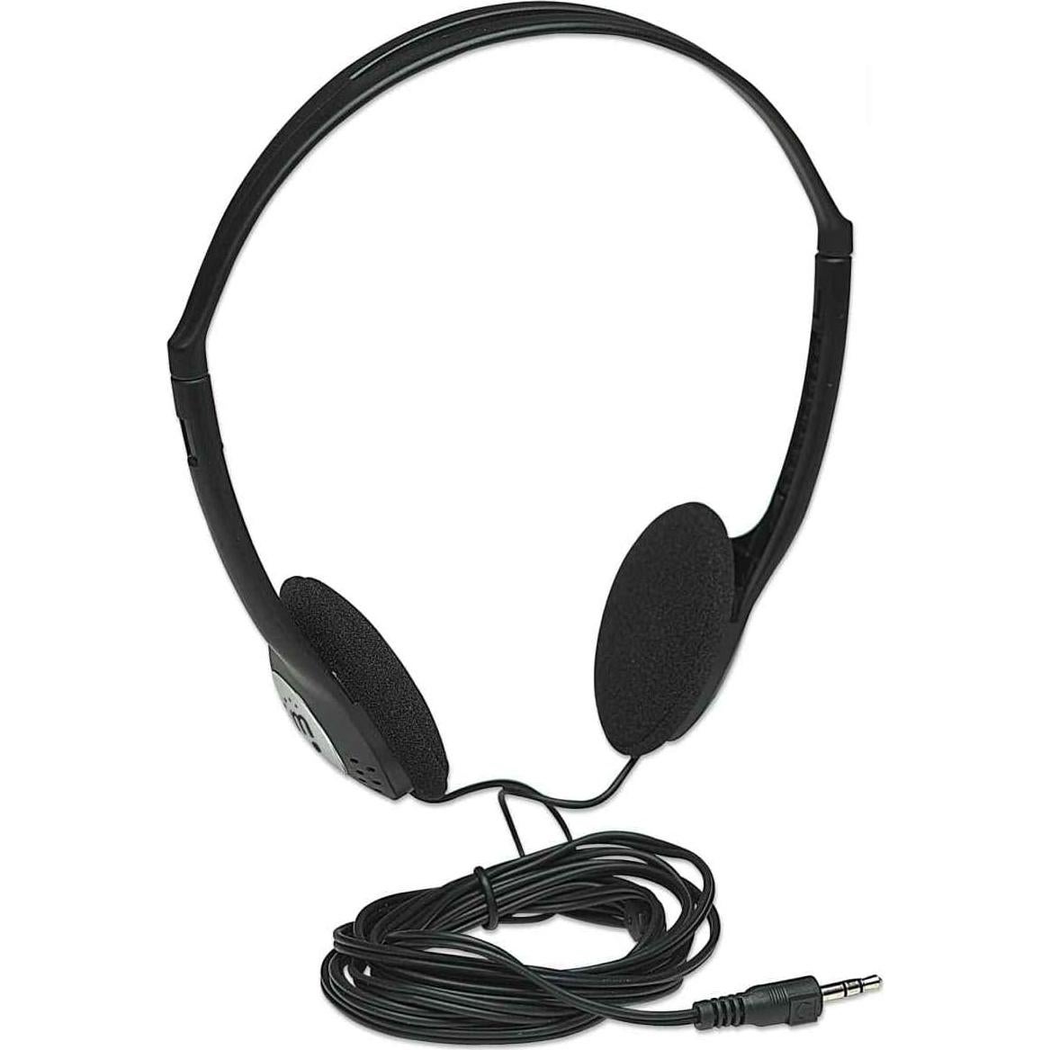 Auriculares Estéreo Manhattan On-Ear - Cable 182 cm, Ligero