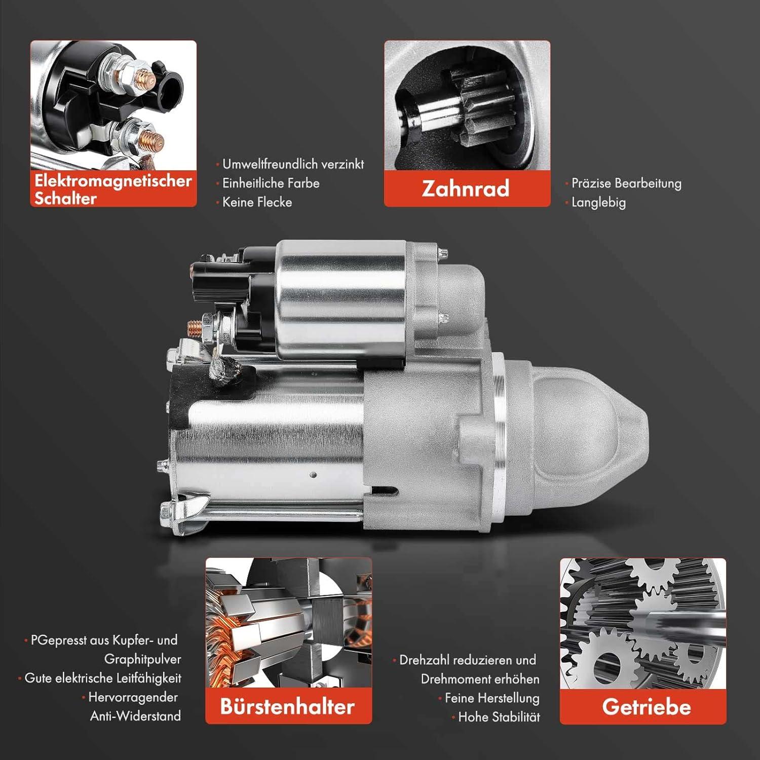 Motor de arranque A-Premium 12V 1.4KW 9-Dientes Chevy/GMC