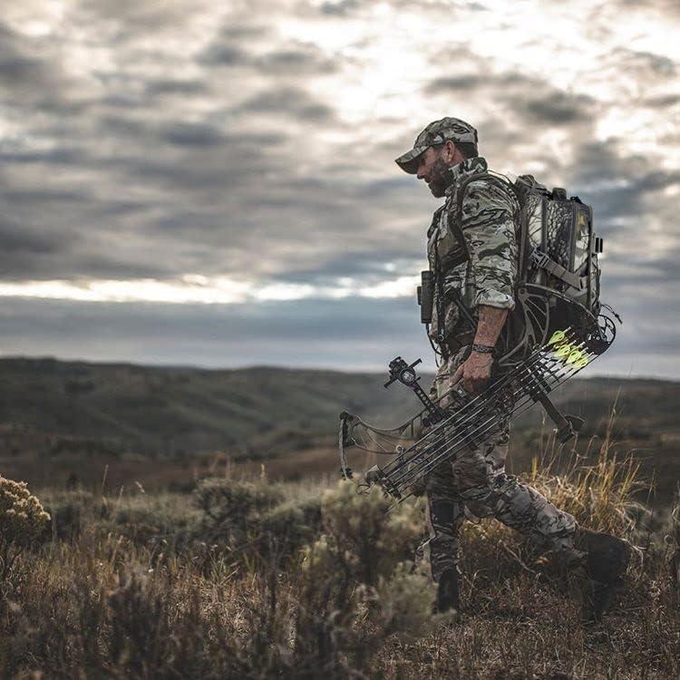 Mochila de Caza Camo con Soporte para Rifle 30L Impermeable