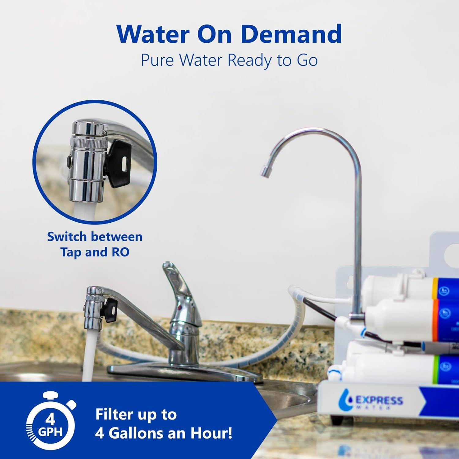 Sistema de Filtración de Agua Express Water EZRO5 4 Etapas